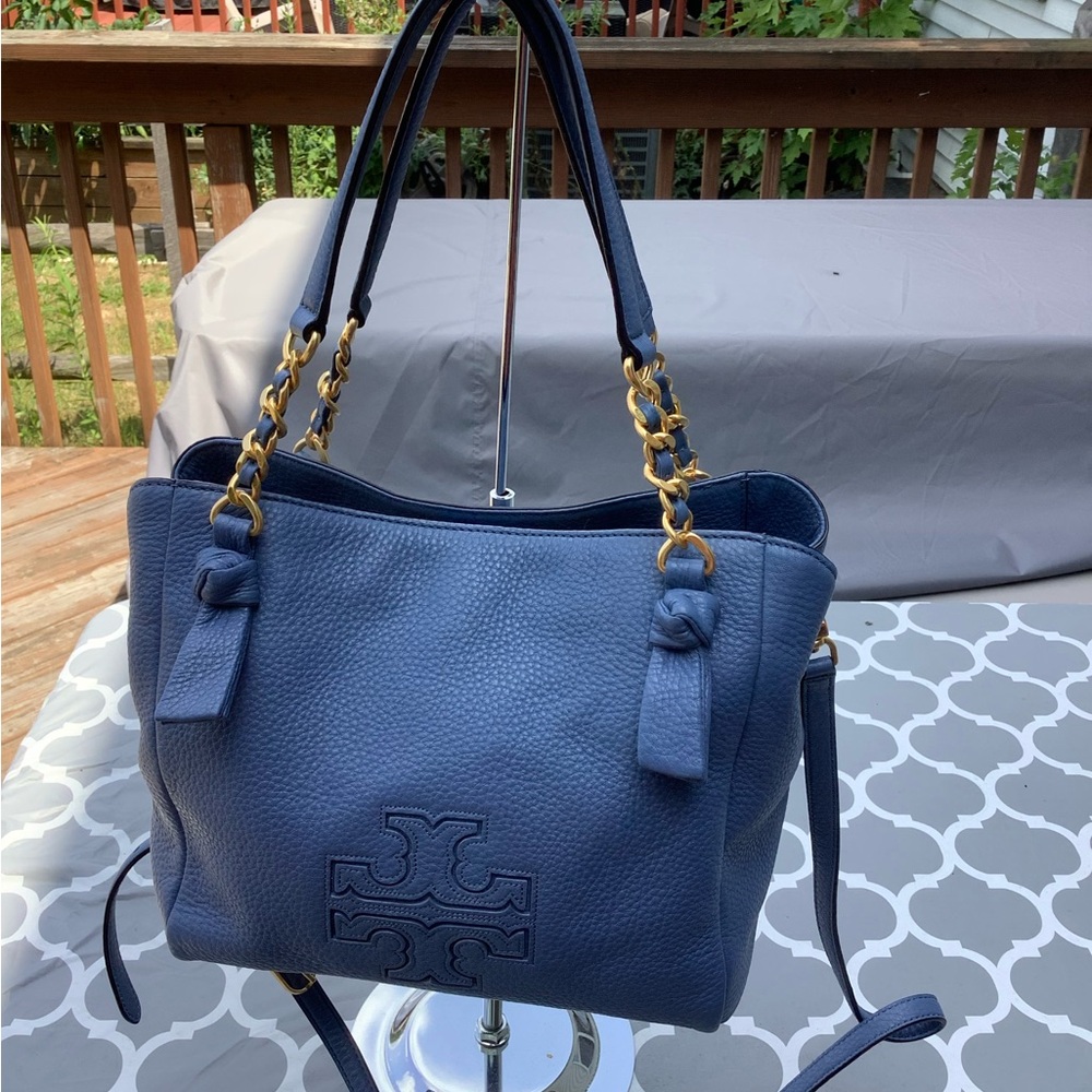 COPY - Tori Burch blue handbag